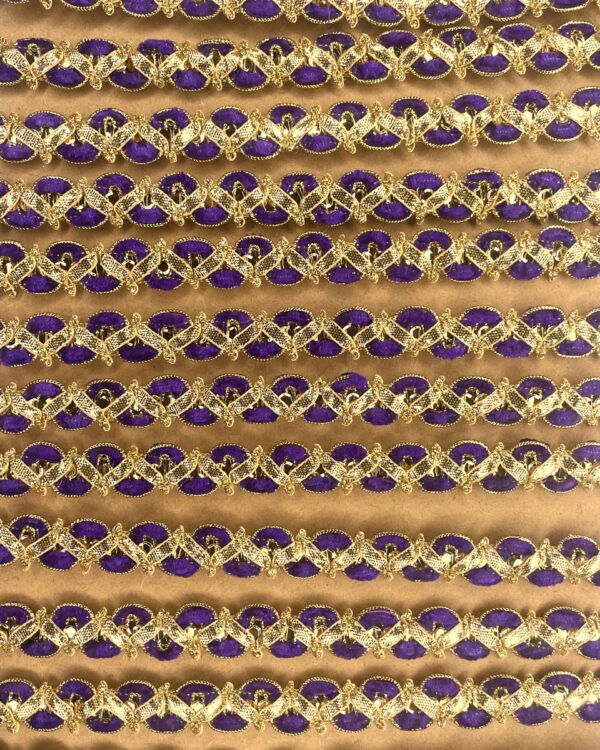 Purple-gold lace