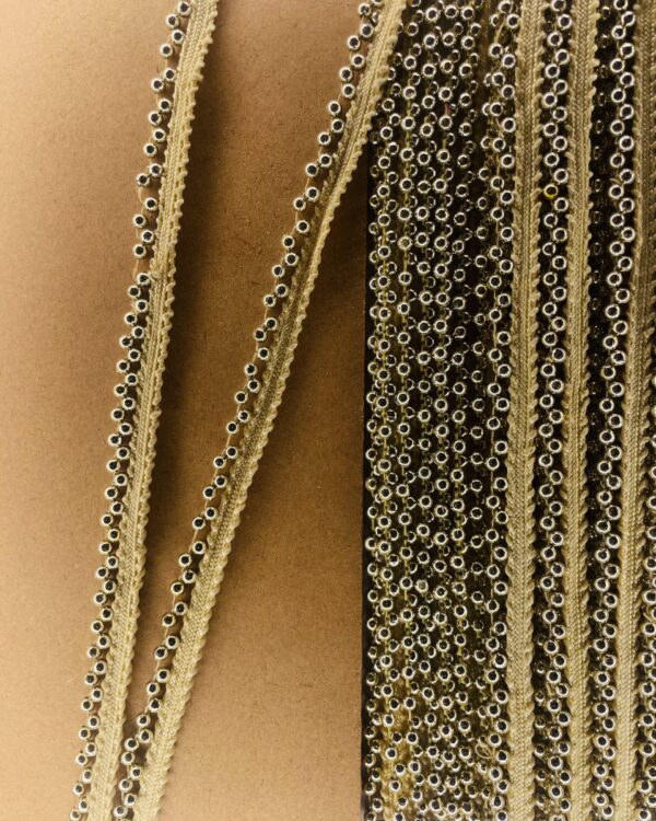 Gold beads lace
