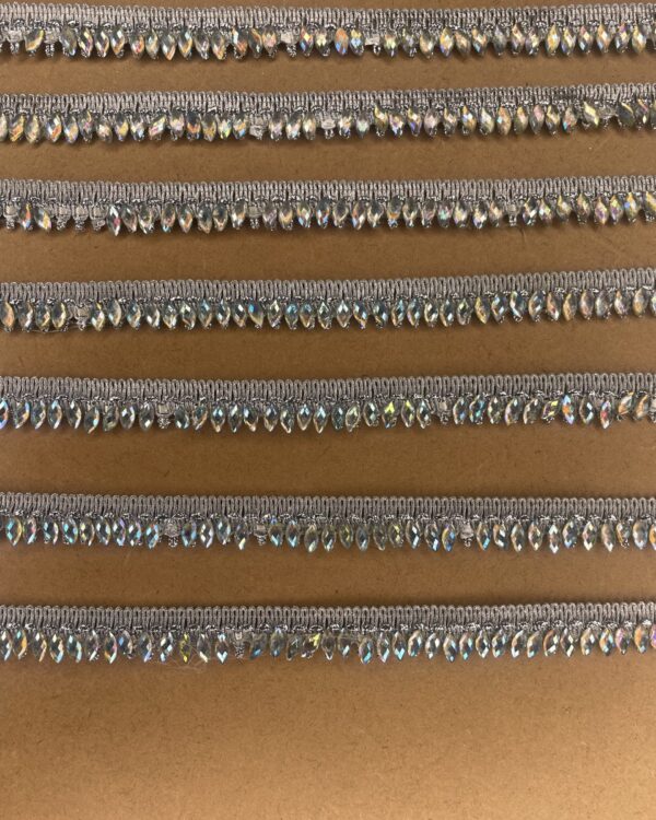 Silver american beat lace