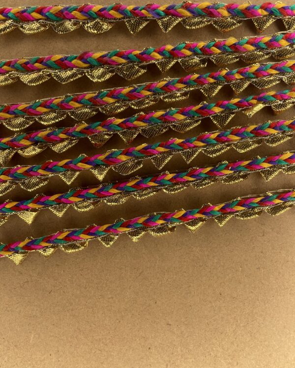Gold multi-thread lace