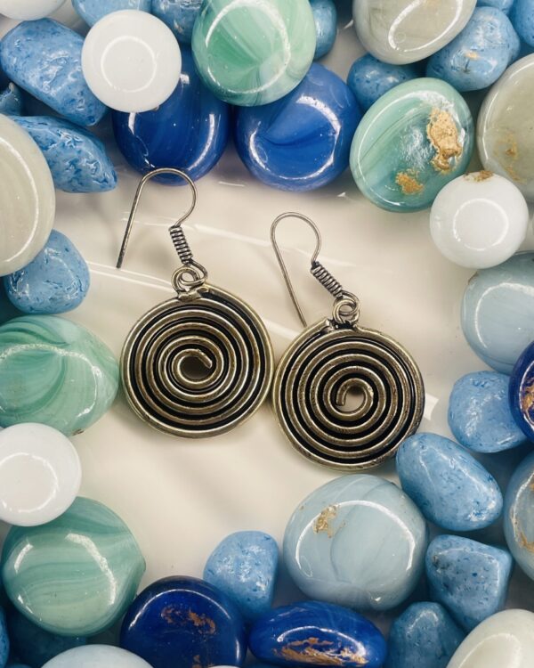 Silver-toned wire hooks