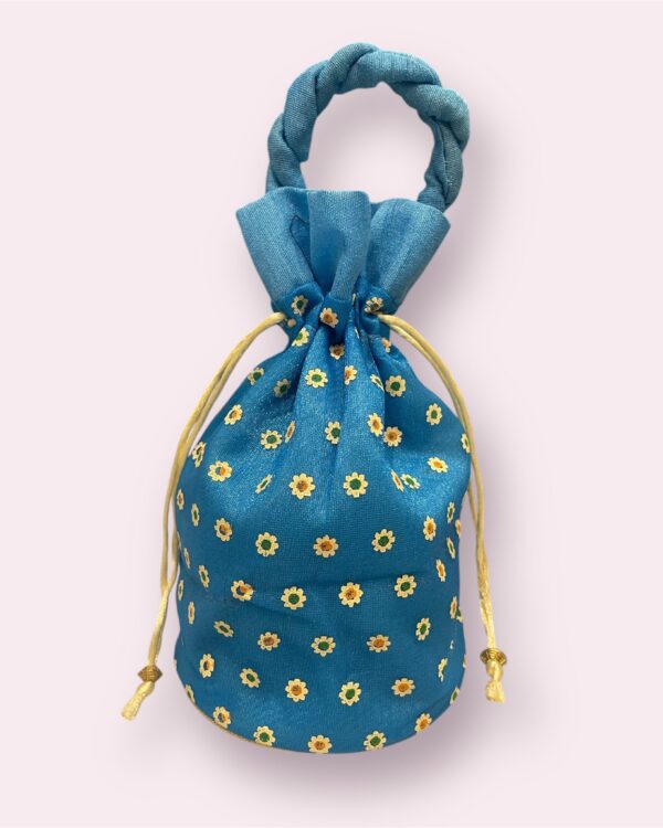 Blue potli bag