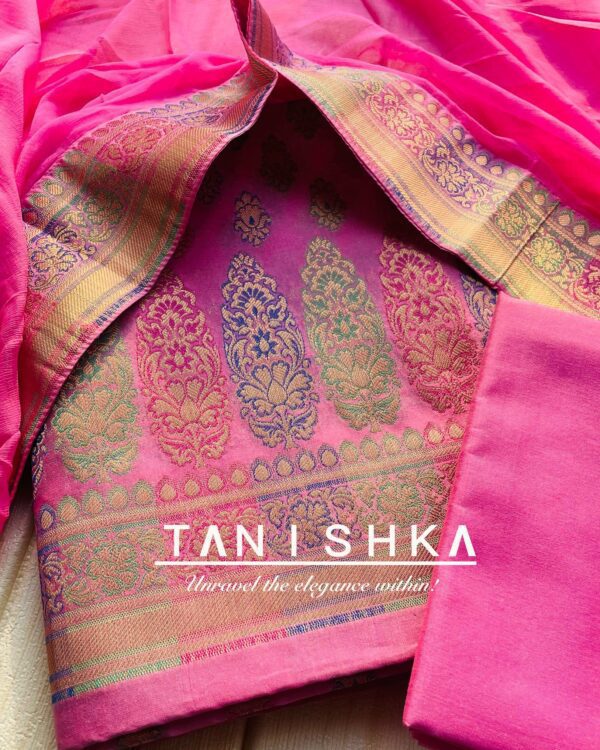 Banarsi Suit with Meena Thread Work
