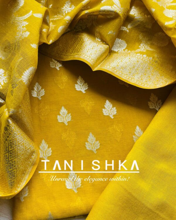 Banarsi Suit with Golden Zari