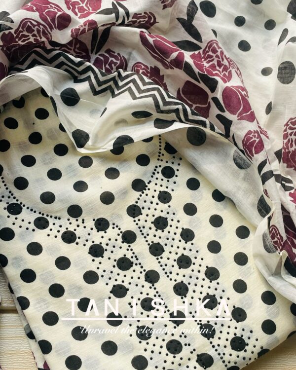 Soft Daily Wear Cotton Suit with Bead work