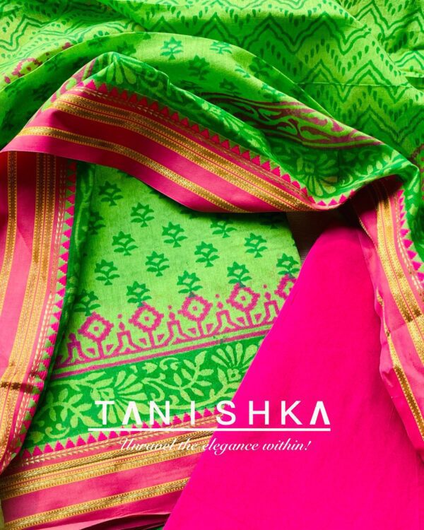 Cotton Chanderi Suit