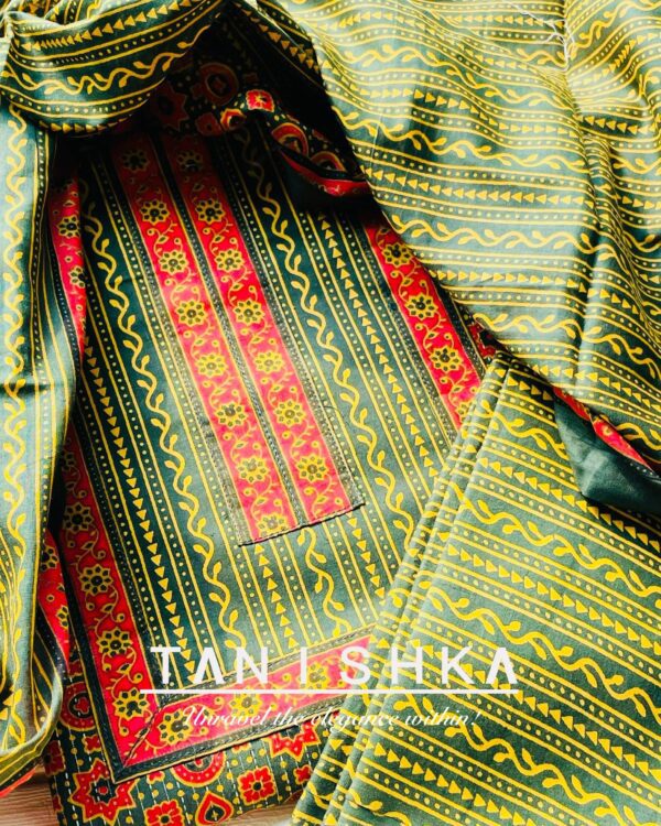 Cotton Ajrak Suit