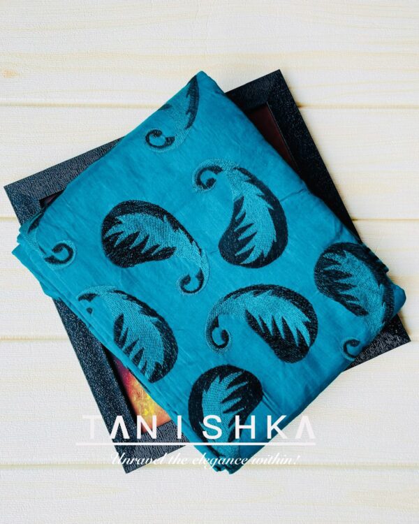 Jaipuri Bandhani with Embroidery