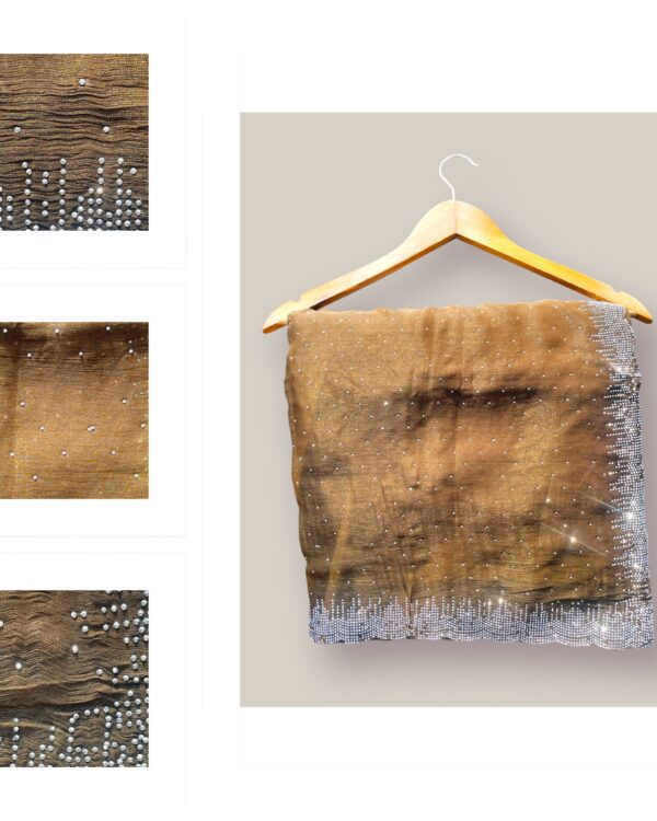 Swarovski Jimmy Choo Saree (Chocolate Brown)